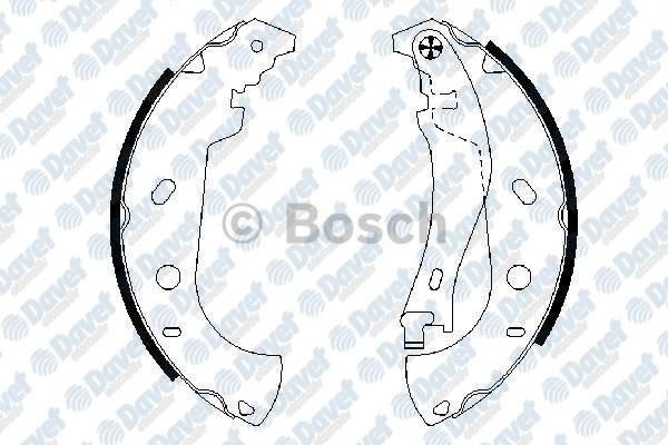 BOSCH 0986487559 Arka Balata Pabuclu Palio Weekend 1.21.6 16v1.7td Marea Weekend 1.6 100 16v1.8 115 16v 1.9td 75-100 1.9 Jtd 105-110
